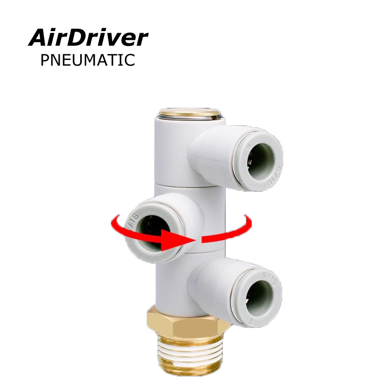 KQ2VT/KQ2VD Universal Rotate 360° Connect Fittings