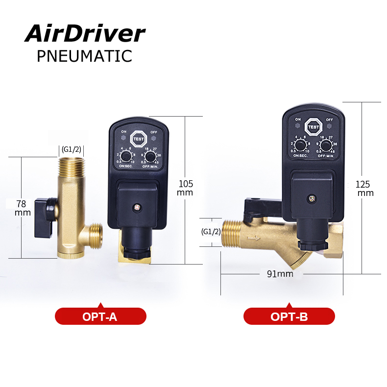OPT Series Drain Valve With Timmer