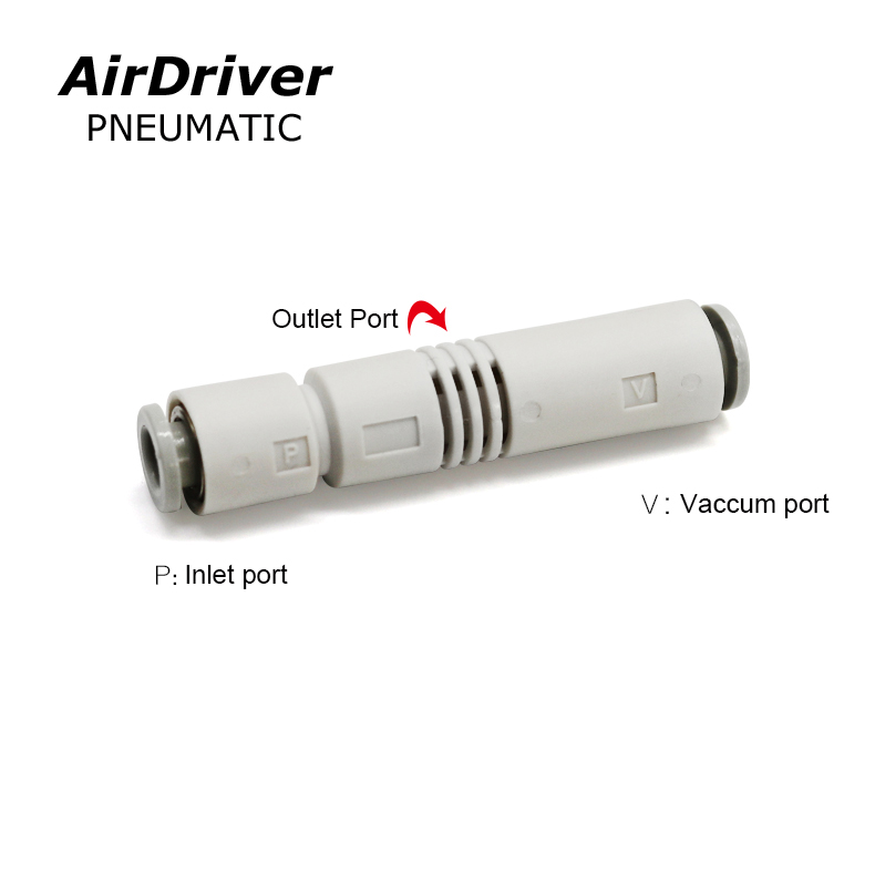 ZU Series Simple One Touch Fitting Model Vacuum Generator